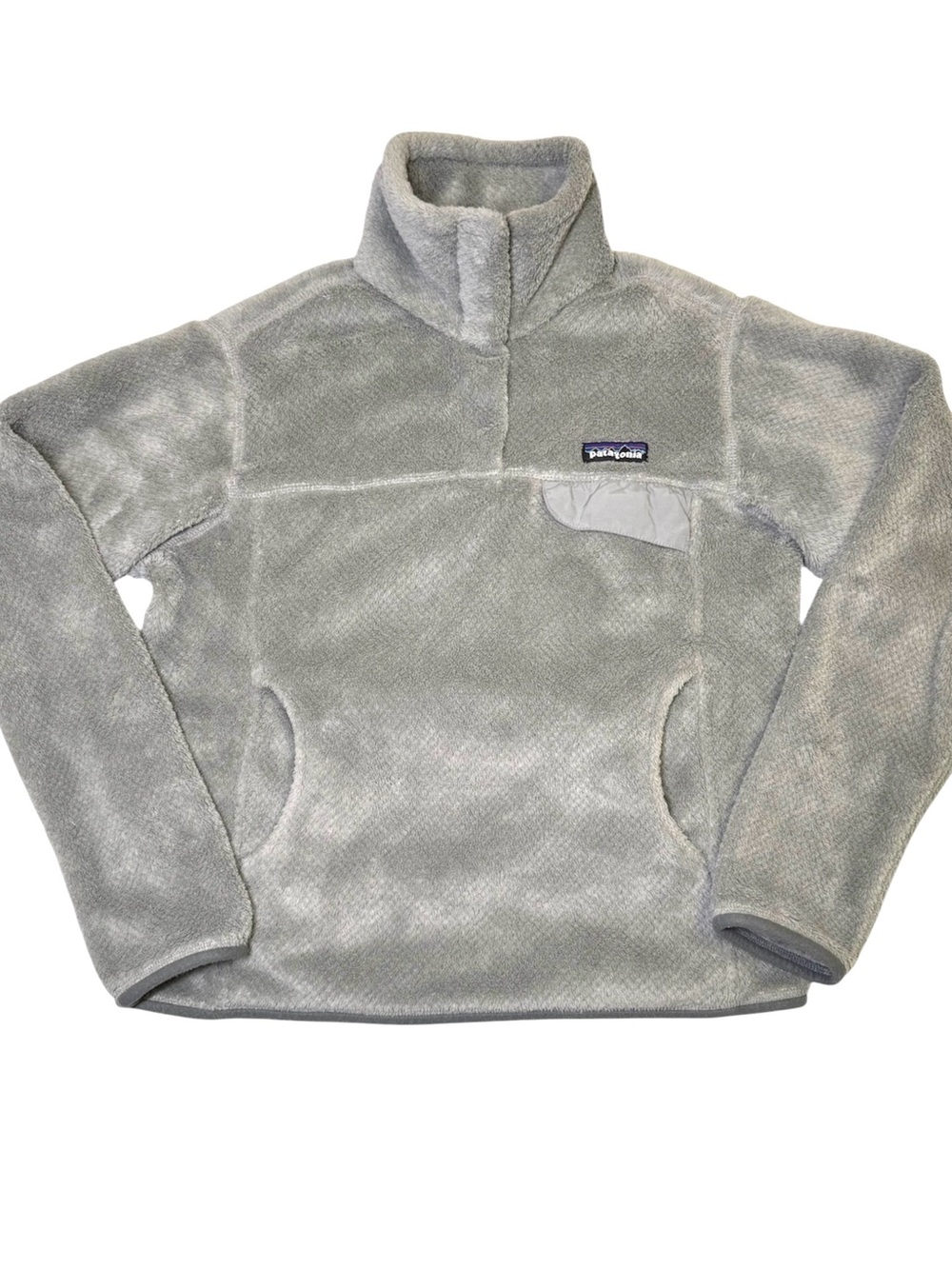 Patagonia Re-Tool Snap-T Fleece Pullover Women’s S Gray Polartec Jacket